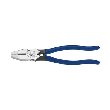 Klein Tools D2139NETH Linemans BoltThread Holding Pliers HighLeverage Streamline Design with Rounded Nose and Knurled Jaw 9Inch