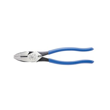 Klein Tools D20009NE Side Cutter Linemans Pliers Made in USA Cut ACSR Screws Nails Hard Wire 9Inch Electrical Pliers