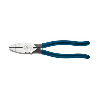 Klein Tools D2018NE Linemans New England Nose Pliers with Streamlined Design Knurled Jaws and Handle Tempering 7Inch New England 8Inch