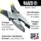 Klein Tools D20009NECR Linemans Pliers with Crimping Made in USA HighLeverage Streamline Design with Induction Hardened Knives and Knurled Jaws