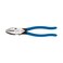 Klein Tools D20009NECR Linemans Pliers with Crimping Made in USA HighLeverage Streamline Design with Induction Hardened Knives and Knurled Jaws