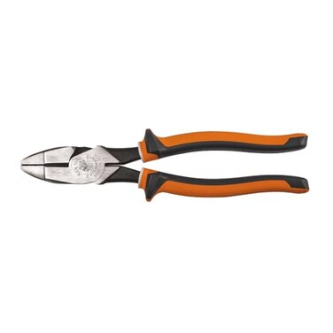 Klein Tools 2139NEEINS Slim Handle Insulated Side Cutter Pliers Made in USA Streamline New England Nose with Knurled Jaws 9Inch