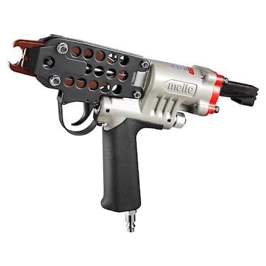 meite SC7C Pneumatic Hog Ring Gun 15 Gauge 34 Crown Hog Ring Pliers 5560 mm Closure Air C Ring Stapler for Mattress Seat Assembly Wire Cages and Fencing