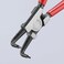 KNIPEX Tools Circlip Pliers External 90 Degree Angled Forged Tip 342 2364 Shaft Dia 4621A21 675 Black