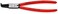 KNIPEX Tools Circlip Pliers Internal 90 Degree Angled Forged Tip 1 37643 1516 Bore Dia 4421J31 850