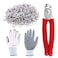 Mardatt 1002 Pcs Galvanized 38 Inch D Hog Rings with Straight Hog Ring Pliers Upholstery Installation Kit for Upholstery Bungee Meat Sausage Casings Animal Pet Cages Auto