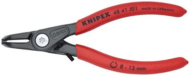KNIPEX Tools 48 41 J01 Precision Circlip SnapRing Pliers with Limiter Internal 90Degree Angle