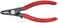 KNIPEX Tools 48 41 J01 Precision Circlip SnapRing Pliers with Limiter Internal 90Degree Angle