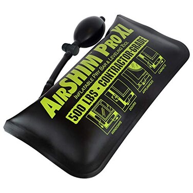 Calculated Industries 1194 Air Shim XL Inflatable Pry Bar and Leveling Tool 500 LB Load Holding Rating ContractorGrade Alignment Pump Wedge