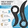 NQUBG Pry bar wrench adapterHalf Shaft Removal Car Repairing Tools Half Shaft Removal Tool High quality Crowbar Adapter2025 Upgraded version12pry bar wrench adaptor headRatchet pry bar attachment 2