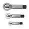 QWORK 3 Set Nut Screw Splitter Set Nut Remover Tools Nut Splitter Cracker Rusted Nut Breaker Steel Nut Remover Extractor Tools Manual Pressure Nut Cracker Metal Splitter