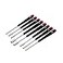 Wiha 26591 Precision Nut Driver Set 8 Piece Inch Tapered Handle ChromePlated Satin Finish