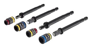 Malco MALCOMBO2 4 in CRhex Cleanable Reversible Magnetic Hex Driver 4 Piece Set