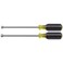 Klein Tools 646M Tool Set Made in USA Magnetic Nut Drivers Sizes 14 and 516Inch 6Inch Shafts 2Piece