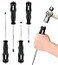 DIFFLIFE Screwdriver Sets Screwdriver Kit 4Piece Professional Cushion Grip Insulated Magnetic Tip Electrician Screwdriver Kits 4Piece