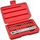 KAIFNT K451 Ultra Low Profile Screwdriver Bit Set with Mini Ratchet Wrench 14Inch Drive 23Piece