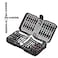 VMAN Ratchet Screwdriver Set 66 in 1 magnetic Screwdriver sets S2 Steel Bits DIY Combination Flexible Shaft Suitable for Furniture Assembly Precision Electrical Appliance Repair Bicycle Tools