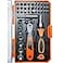 TOOLMAK Ratcheting Screwdriver Set Screwdriver 42 in 1 Ratchet Wrench Set With Rotatable Ratchet Handles Storage Case Household Repair Tool Kits for Bike