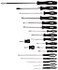 Williams JHW100P19MD 19 Piece Endurogrip and Supertorque Premium Mixed Screwdriver Set