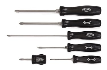 Williams JHW100P6PD 6Piece Endurogrip Phillips Screwdriver Set