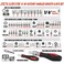 JENABOM 61 in 1 Ratcheting Screwdriver Set Magnetic Screwdriver Bit Set with Rotatable Ratchet Handles Sockets Bits Household Repair Tool Kits for Computers Electronic Devices Furniture