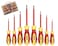 HOUSERAN Insulated Screwdriver Set with Case 8Piece Heavy Duty Phillips and Slotted Screwdriver Set 1000 Volt Screwdrivers Ideal for Electricians and Terminating Jobs