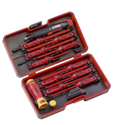 Felo 06391316 ESmart Box Industry for Electricians 12 Piece by Felo