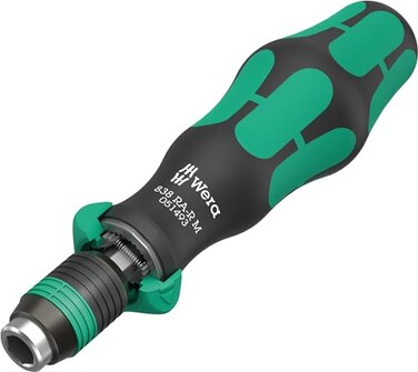 WERA 05051493001838 RAR M Bitholding Screwdriver with Ratchet functionality 14 14 x 1235 mm