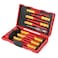 HURRICANE 13 Piece 1000V Insulated Electrician Screwdriver Set CrV Magnetic Tip 4 slotted 2 Phillips 2 Pozidriv 3 Torx 1 Electroprobe and 1 handle Ideal for Professional Home Repair