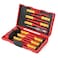 HURRICANE 13 Piece 1000V Insulated Electrician Screwdriver Set CrV Magnetic Tip 4 slotted 2 Phillips 2 Pozidriv 3 Torx 1 Electroprobe and 1 handle Ideal for Professional Home Repair