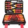 SEDY Insulated Screwdriver Pliers Set 14Piece VDE Insulated Set 1000V Insulated Electrician Tool Set with Magnetic Phillips Slotted Screwdrivers and Insulated Pliers