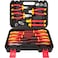 SEDY Insulated Screwdriver Pliers Set 14Piece VDE Insulated Set 1000V Insulated Electrician Tool Set with Magnetic Phillips Slotted Screwdrivers and Insulated Pliers