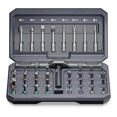 AMIR 42 in 1 Ratchet Screwdriver Set Magnetic Screwdriver Set with 40 PCS Multi Bit DIY Repair Tool Kit with Ratchet T Handle Screw Driver Set Kit for ToolsBicycleElectronic Repair