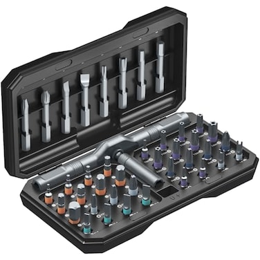 AMIR 42 in 1 Magnetic Screwdriver Set DIY Ratchet Screwdriver Set Magnetic with Multi Bit Precision Repair Tool Kit for Tools Home Improvement Computer Bicycle