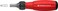 PB Swiss Tools Ratchet Screwdriver PB 8510R30 100 Swiss Made Screwdriver Bit Holder Magnetic for C6 14 Bits Blade Length 30 mm