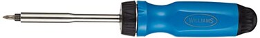 Williams JHWWRS1 Magnetic Multibit Ratcheting Screwdriver 9Inch