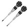 VESSEL 2202PSPGR Ball Grip Driver Premium Set of 2 Gray