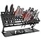 Vilaxing Screwdriver Organizer Holder Screwdriver Storage Rack for Desktop Angle and Height Adjustable Carbon Steel Tool Shelf for rc Repair Plier Black