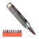 FANAUE Titanium Small EDC Multi Bit Pocket Screwdriver Professional Grade Magnetic Repair Tool Kit 10 in 1 Mini Precision Screwdriver Set Magnetic Repair Multitool for Daily Home Improvement Use
