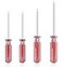 SKZIRI Square Head Screwdriver Set 4 Sizes 4PCS Square Screwdriver Tool Kits Magnetic Tips SQ0 SQ1 SQ2 SQ3