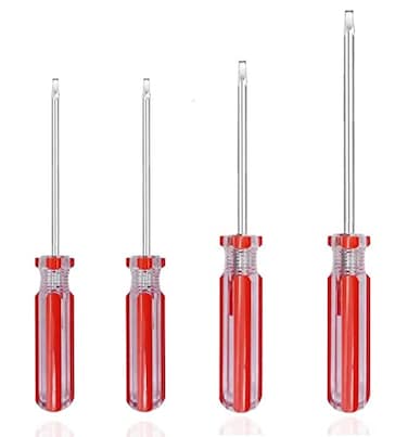 SKZIRI Square Head Screwdriver Set 4 Sizes 4PCS Square Screwdriver Tool Kits Magnetic Tips SQ0 SQ1 SQ2 SQ3