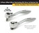 Titan 11203 2Piece Offset Micro Ratcheting Bit Driver and Ratchet Set