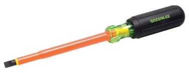 Greenlee 015315INS 516Inch by 6Inch Insulated Cabinet Tip Screwdriver