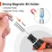 Valuemax Ratcheting Screwdriver 9In1 Multi Screwdriver Portable Ratchet Screwdriver Set Adjustable Length HighStrength Bits Phillips Slotted Torx Hex Nut Driver