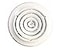 HBW 8 Round Ceiling Diffuser White Powder Coated with Outside Dimension of 12 Fitting in 8 Duct