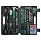 CARTMAN 152Piece Basic Household Hand Tool Setwith Toolbox Storage Case All Purpose Home Tool Kit Includes Essential Tools for Office College Repairs Green