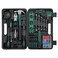 CARTMAN 152Piece Basic Household Hand Tool Setwith Toolbox Storage Case All Purpose Home Tool Kit Includes Essential Tools for Office College Repairs Green