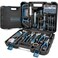 Sundpey Home Tool Kit 148Pcs Household Basic portable Hand Repair Tool Set with Case Ratcheting Screwdriver Hex Key Pliers Wrench Voltage Tester Water Pump Plier for Men Women