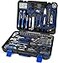 Prostormer 259Piece Tool Kit General Household Hand Tool Set with Plastic Storage Toolbox Portable Complete Repair Tool Box for Home and Car Blue