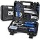 Prostormer 93Piece Tool Kit Basic Household Repair Tool Set with Toolbox Storage Case Small Starter Tool Box Kit for Homeowners and College Students Blue